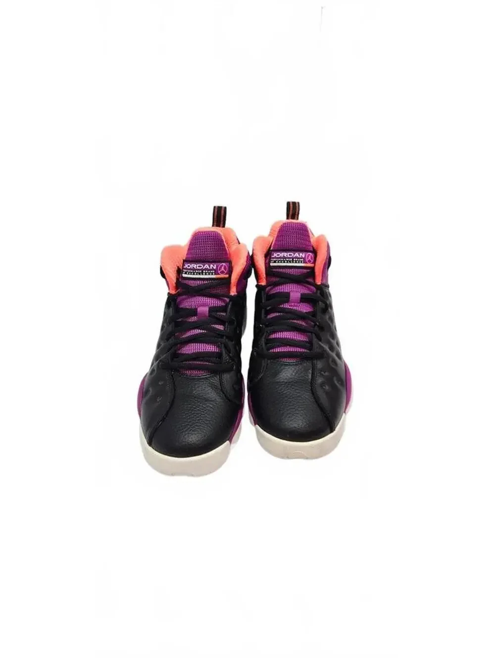 Jordan Jumpman Pro Black Purple Orange Basketball Shoes Size 9.5